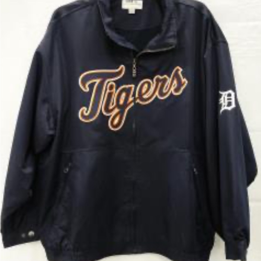 Cutter & Buck Detroit Tigers Varsity Jacket Dark Blue XL